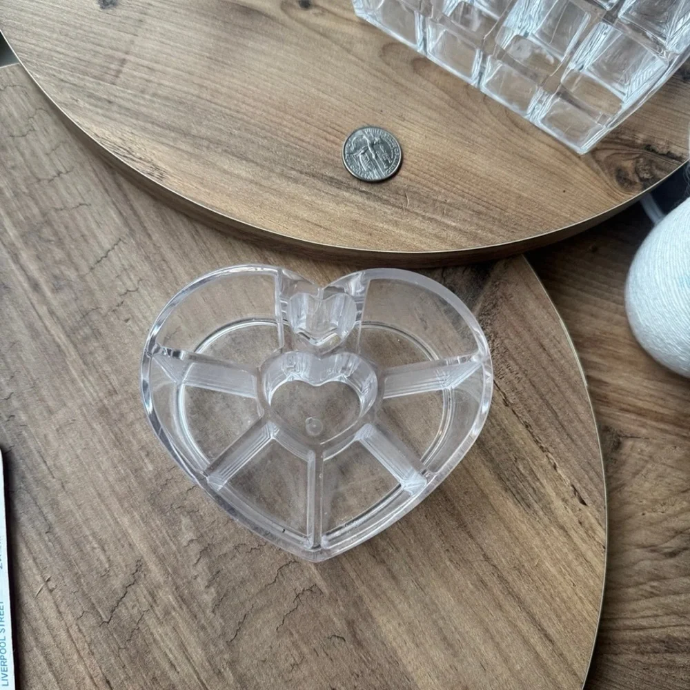 Plastic Clear make up organizers (sells together)